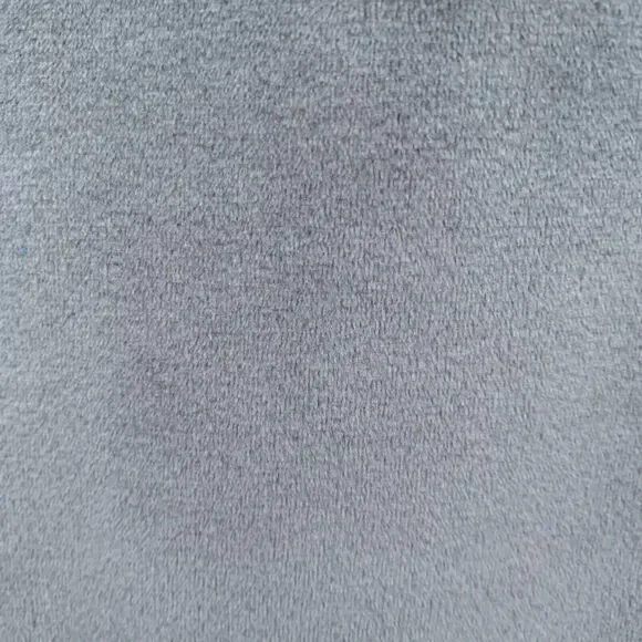 SKIMS Jacket Sz Medium Grey Velour Zip Up Hoodie Short Super Soft Loungewear - Picture 12 of 12